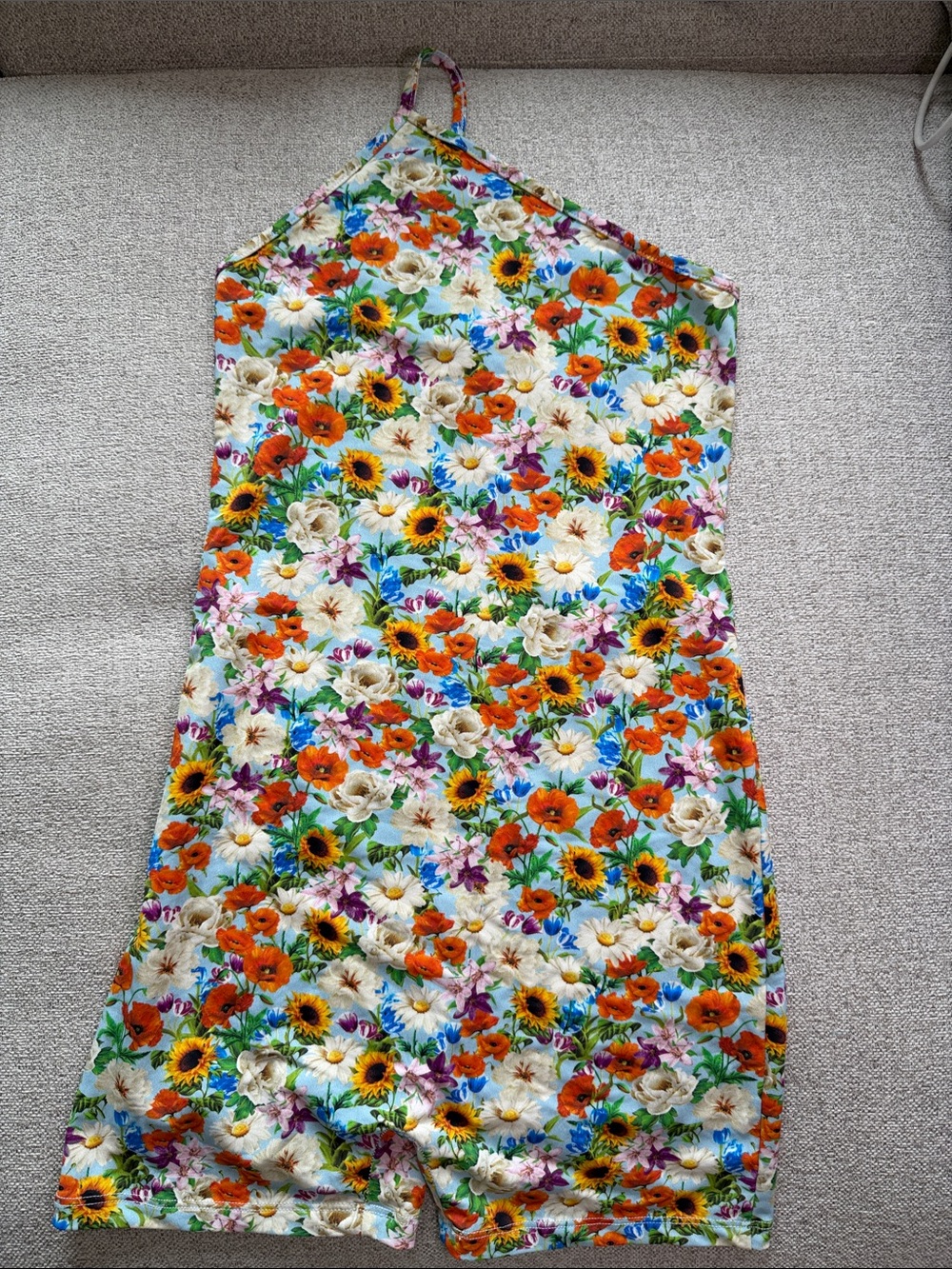 Zara Floral Halter Romper
